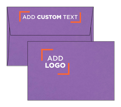 Violet Grape Purple 28lb A4 Invitation Envelopes (4 1/4 x 6 1/4) with Peel & Seal
