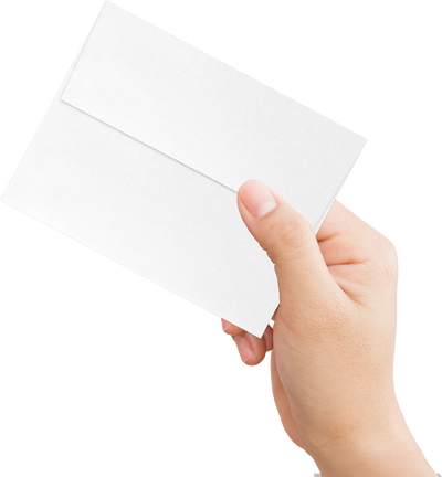 Crystal White Metallic 32lb A4 Invitation Envelopes (4 1/4 x 6 1/4) with Peel & Seal