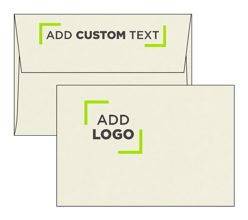 Natural Recycled 32lb A4 Invitation Envelopes (4 1/4 x 6 1/4) with Peel & Seal