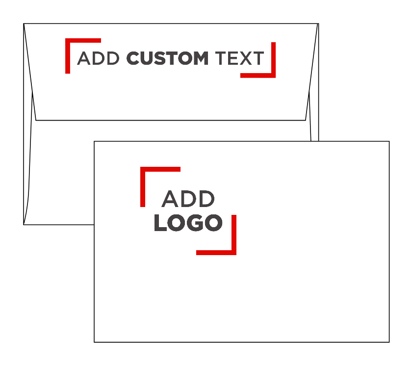 White Recycled 32lb A4 Invitation Envelopes (4 1/4 x 6 1/4) with Peel & Seal