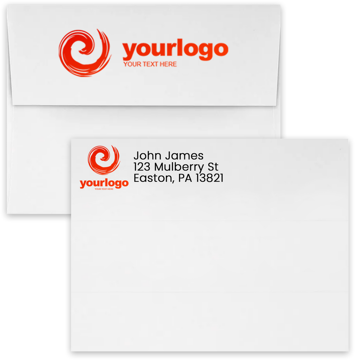 White 24lb A4 Invitation Envelopes (4 1/4 x 6 1/4) with Peel & Seal