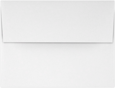 White 24lb A4 Invitation Envelopes (4 1/4 x 6 1/4) with Peel & Seal