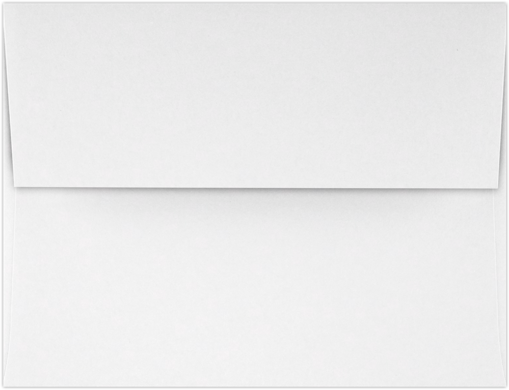 White 24lb A4 Invitation Envelopes (4 1/4 x 6 1/4) with Peel & Seal