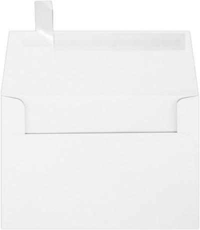 White 24lb A4 Invitation Envelopes (4 1/4 x 6 1/4) with Peel & Seal