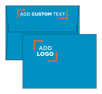 Bright Blue 24lb A6 Invitation Envelopes (4 3/4 x 6 1/2) with Peel & Seal