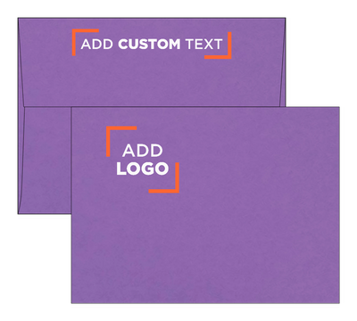 Violet Grape Purple 28lb A7 Invitation Envelopes (5 1/4 x 7 1/4) with Peel & Seal