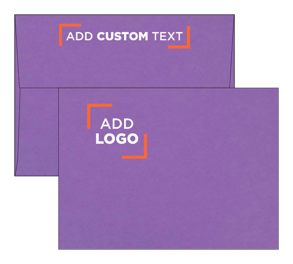 Violet Grape Purple 28lb A7 Invitation Envelopes (5 1/4 x 7 1/4) with Peel & Seal