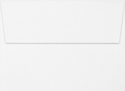 Ultimate White 32lb Strathmore A7 Invitation Premium Envelopes (5 1/4 x 7 1/4)