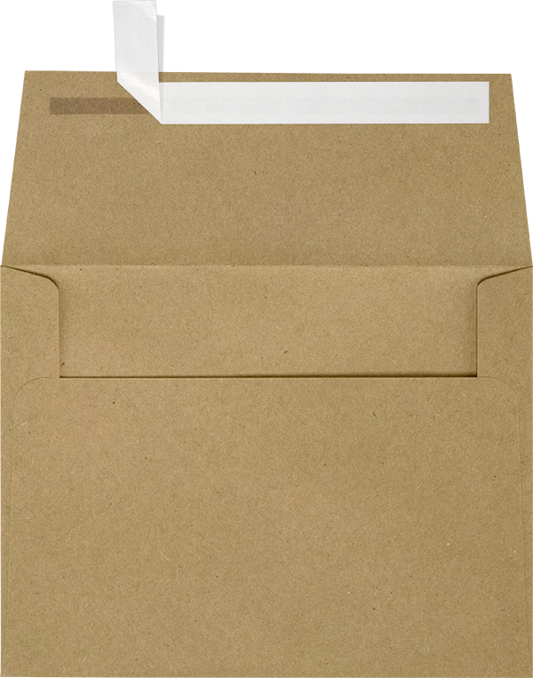 Grocery Bag 28lb A7 Invitation Envelopes (5 1/4 x 7 1/4) with Peel & Seal