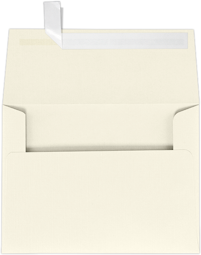 Natural Linen 32lb A7 Invitation Envelopes (5 1/4 x 7 1/4) with Peel & Seal