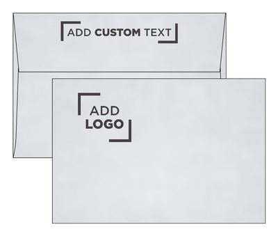 Silver Metallic 32lb A8 Invitation Envelopes (5 1/2 x 8 1/8) with Peel & Seal