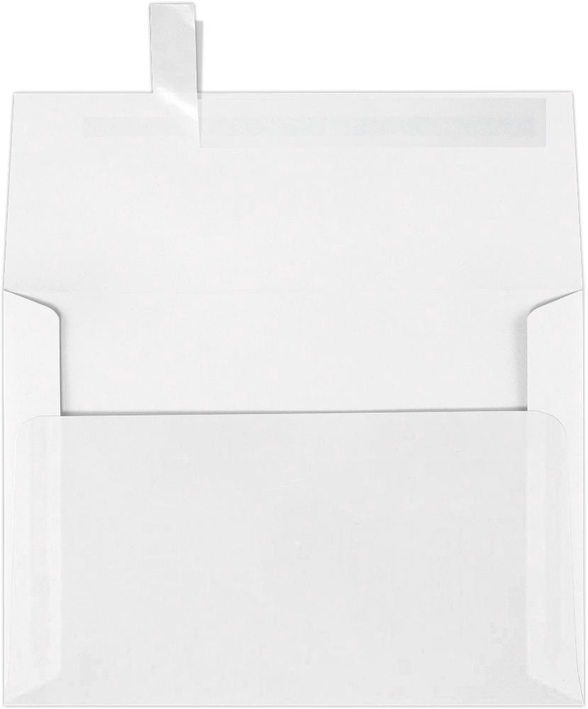 Clear Translucent 30lb A10 Invitation Envelopes (6 x 9 1/2) with Peel & Seal