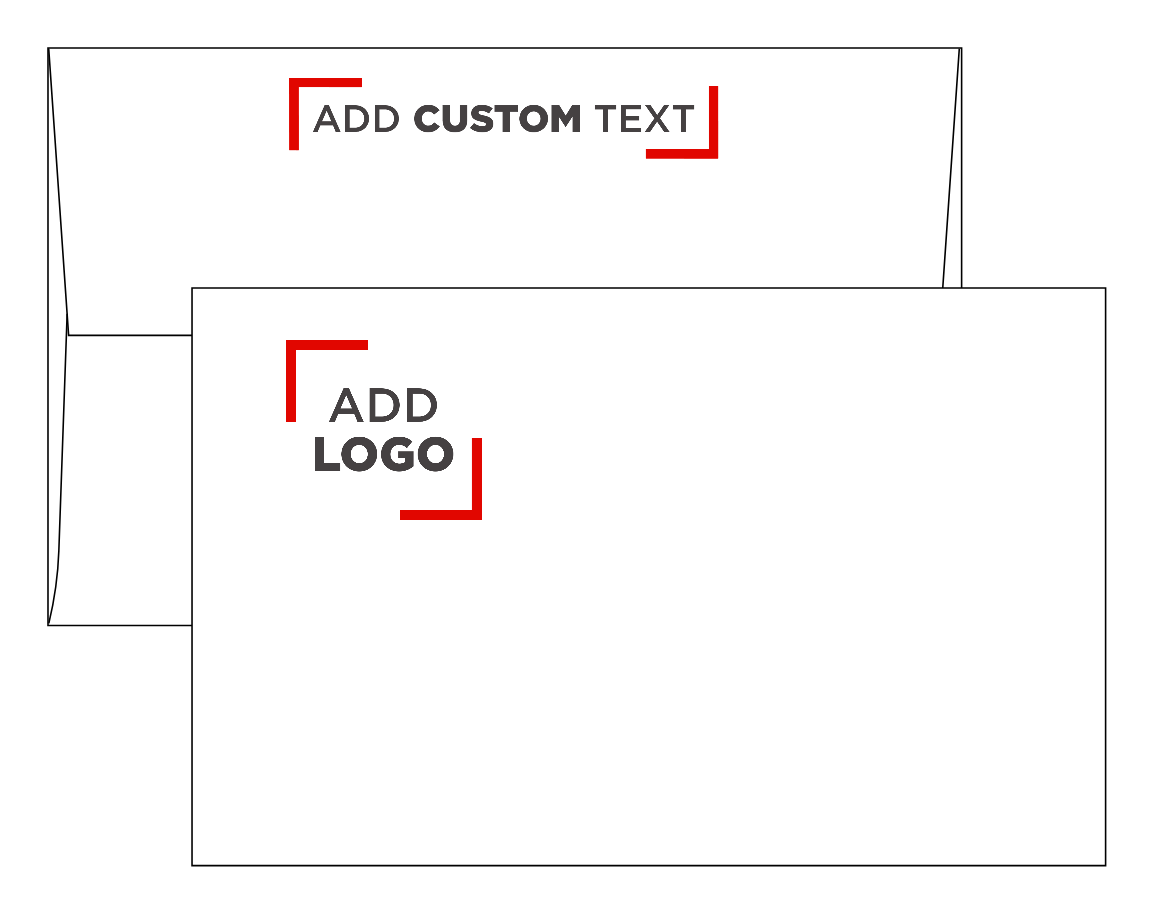 White 24lb A10 Invitation Envelopes (6 x 9 1/2) with Peel & Seal