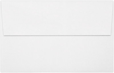 White 24lb A10 Invitation Envelopes (6 x 9 1/2) with Peel & Seal