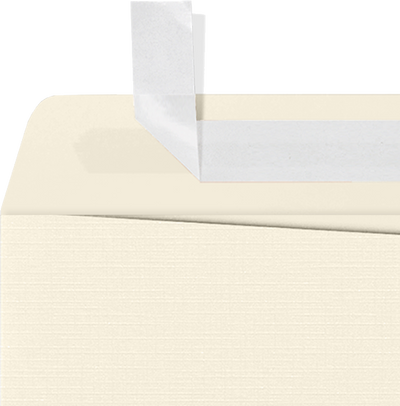 Natural Linen 32lb 9 x 12 Open End Envelopes with Peel & Seal