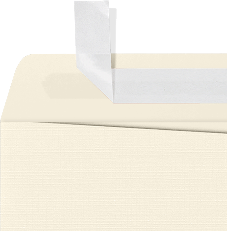 Natural Linen 32lb 9 x 12 Open End Envelopes with Peel & Seal