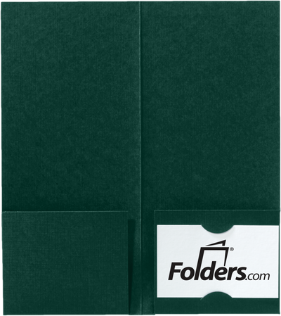 Deep Pine Linen 4 x 9 Mini Folders