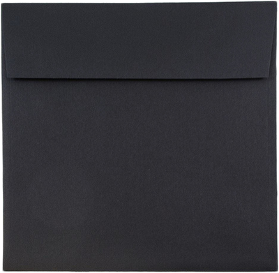 Black Linen 32lb 8 1/2 x 8 1/2 Square Envelopes