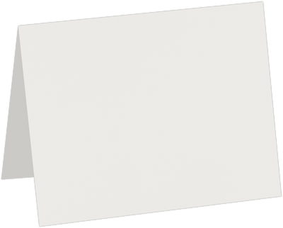 Natural White 100% Cotton 120lb A1 Foldover Cards (3 1/2 x 4 7/8)