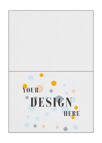 White 120lb A1 Foldover Cards (3 1/2 x 4 7/8)