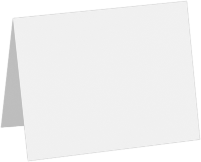 White Recycled 110lb A1 Foldover Cards (3 1/2 x 4 7/8)