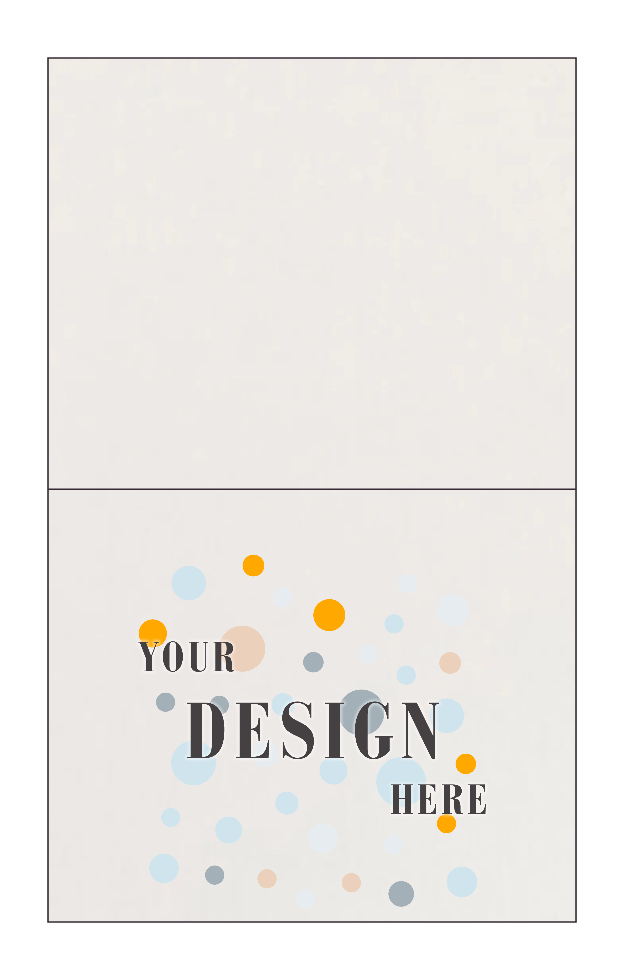 White 120lb A2 Foldover Cards (4 1/4 x 5 1/2)
