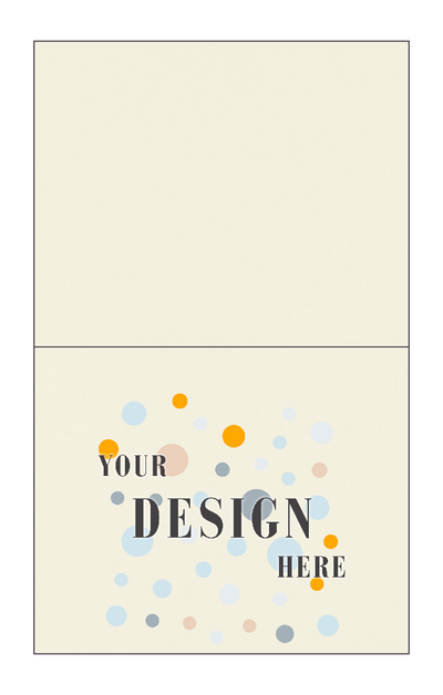 Natural White 100% Cotton 100lb A2 Foldover Cards (4 1/4 x 5 1/2)