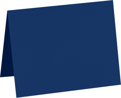 Navy Blue 100lb A6 Foldover Cards (4 5/8 x 6 1/4)