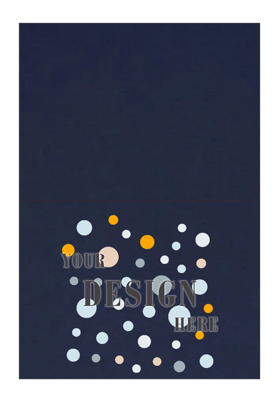 Navy Blue 100lb A6 Foldover Cards (4 5/8 x 6 1/4)