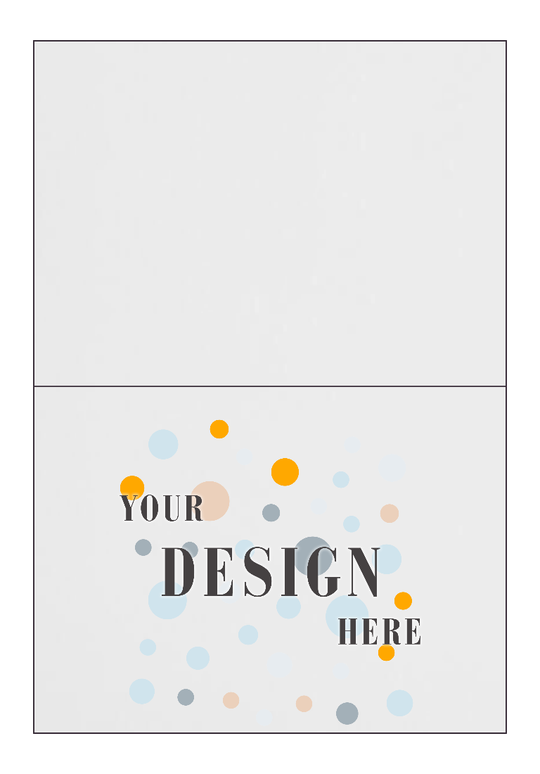 White 120lb A7 Foldover Cards (5 1/8 x 7)