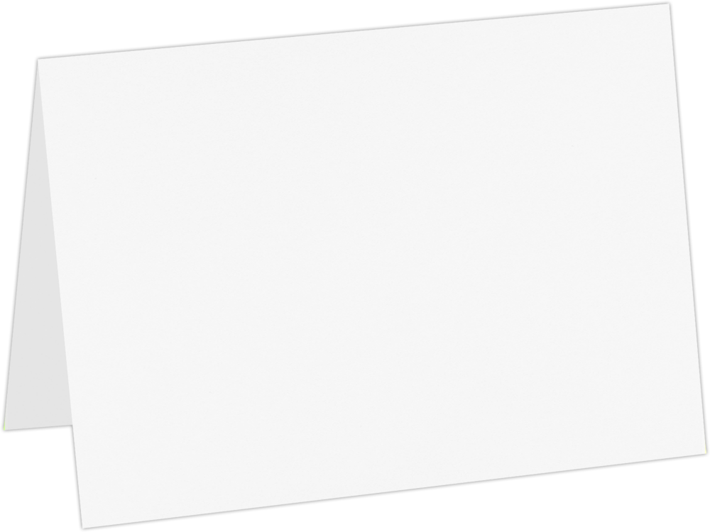 White 120lb A7 Foldover Cards (5 1/8 x 7)