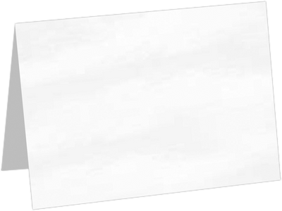 Glossy White 100lb A7 Foldover Cards (5 1/8 x 7)