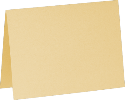 Light Gold Blonde Metallic 100lb A7 Foldover Cards (5 1/8 x 7)
