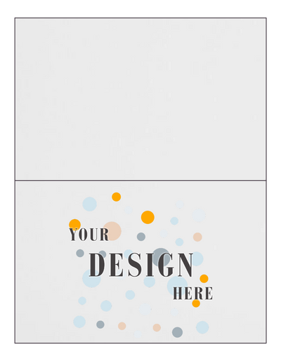 White 100lb A9 Foldover Cards (5 1/2 x 8 1/2)