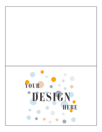 Brilliant White 100% Cotton 100lb A9 Foldover Cards (5 1/2 x 8 1/2)