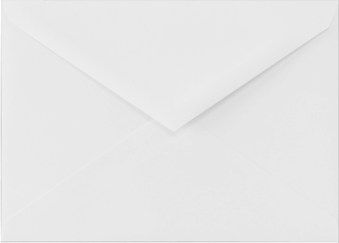 White 100% Cotton 32lb 5 1/2  BAR V Flap Envelopes (4 3/8 x 5 3/4)