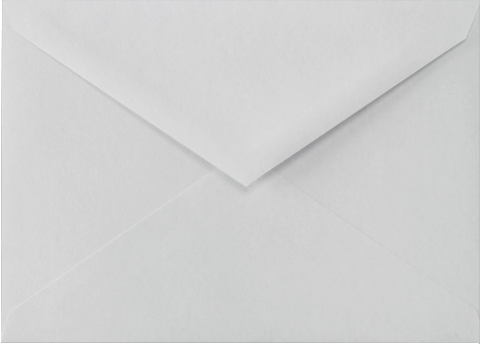 Pastel Gray 32lb 5 1/2  BAR V Flap Envelopes (4 3/8 x 5 3/4)