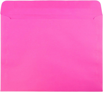 Fuchsia Pink Magenta 32lb 9 x 12 Booklet Envelopes