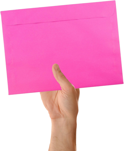 Fuchsia Pink Magenta 32lb 9 x 12 Booklet Envelopes
