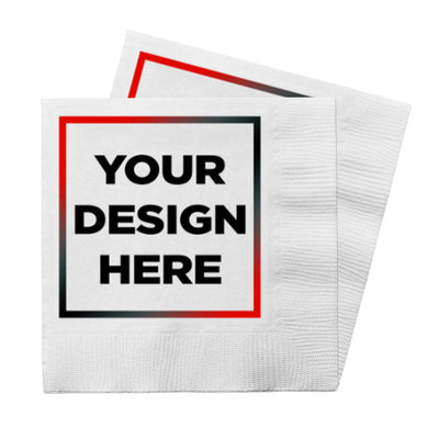 White 5 x 5 3-Ply Beverage Napkins