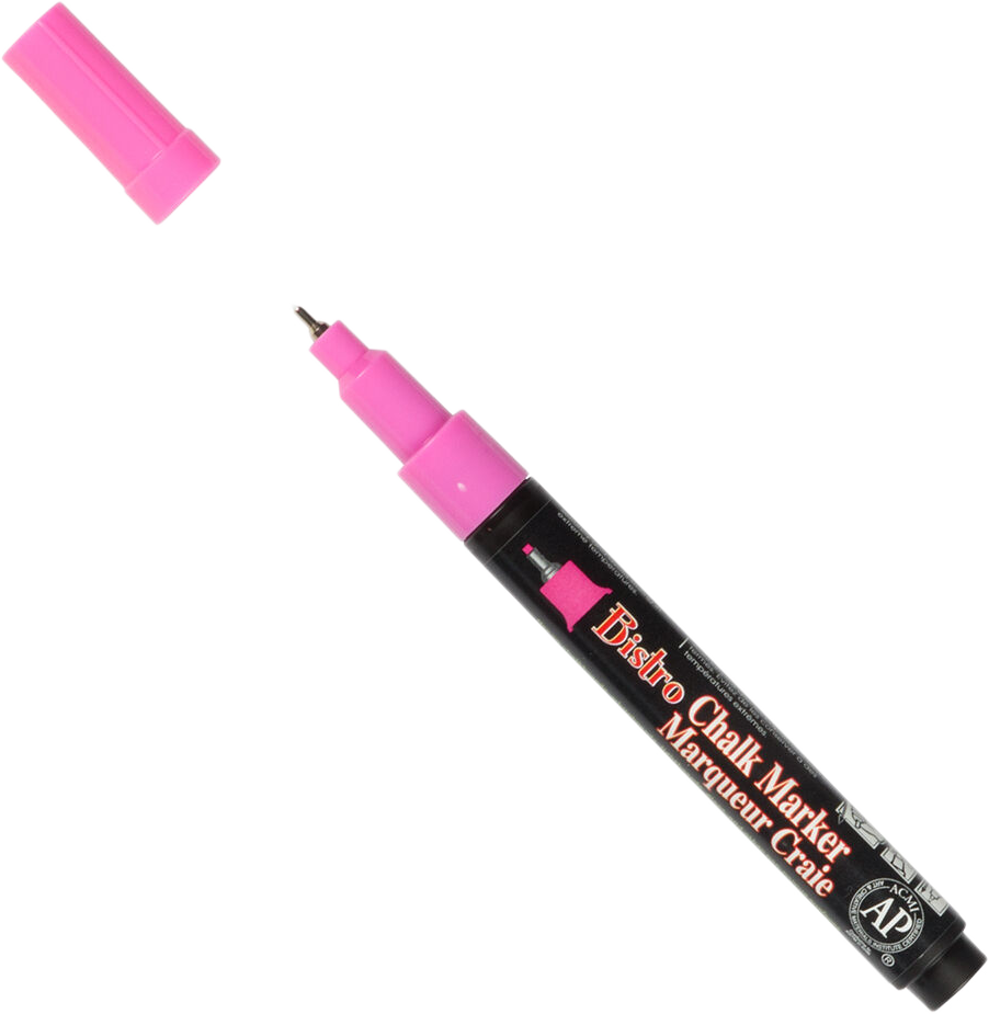 Hot Pink Extra Fine Point Bistro Chalk Marker