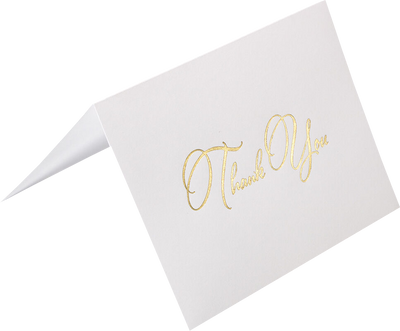Elegant Thank You Card Set - 25 Pack