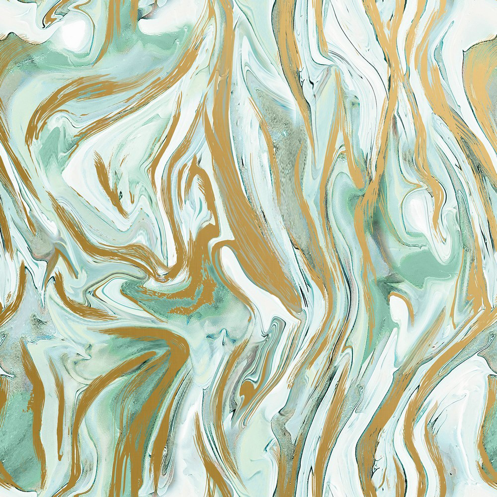 Marbleized Mint 24" x 833' Bulk Wrapping Paper (1666 Sq Ft)