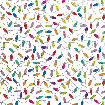 Christmas Lights 30" x 417' Bulk Wrapping Paper (1042.5 Sq Ft)