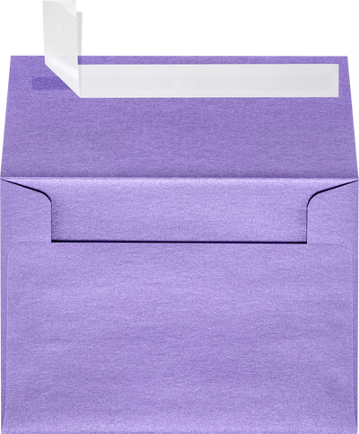 Amethyst Purple Metallic 32lb A1 Invitation Envelopes (3 5/8 x 5 1/8) with Peel & Seal