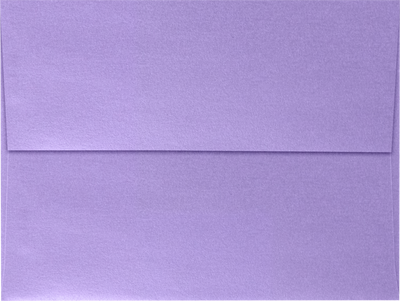 Amethyst Purple Metallic 32lb A6 Invitation Envelopes (4 3/4 x 6 1/2) with Peel & Seal