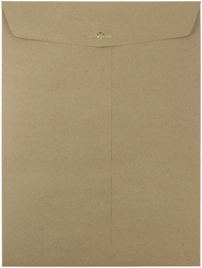 Grocery Bag 28lb 9 x 12 Open End Envelopes with Clasp