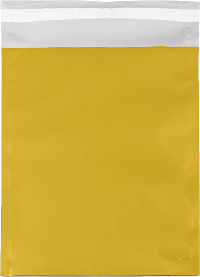 Gold Foil 32lb 9 x 12 Open End Envelopes with Peel & Seal