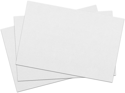 White 130lb 5 x 7 Blank Note Cards