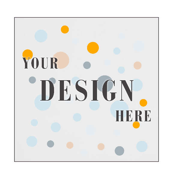 White 100lb 5 x 5 Square Foldover Cards